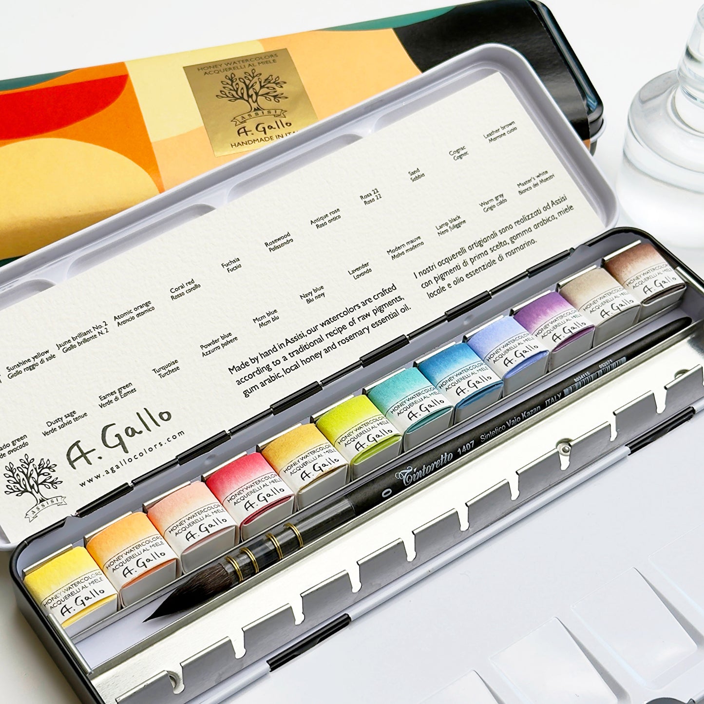 Mid-Century 12 Add-on - Handmade watercolor set