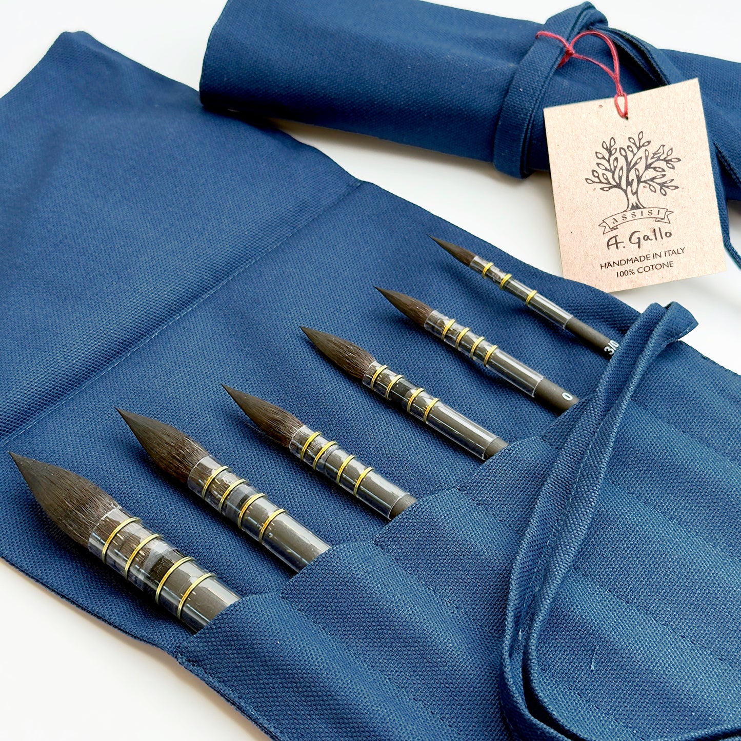 Vermeer Blue Artisan Brush Roll - Limited Edition