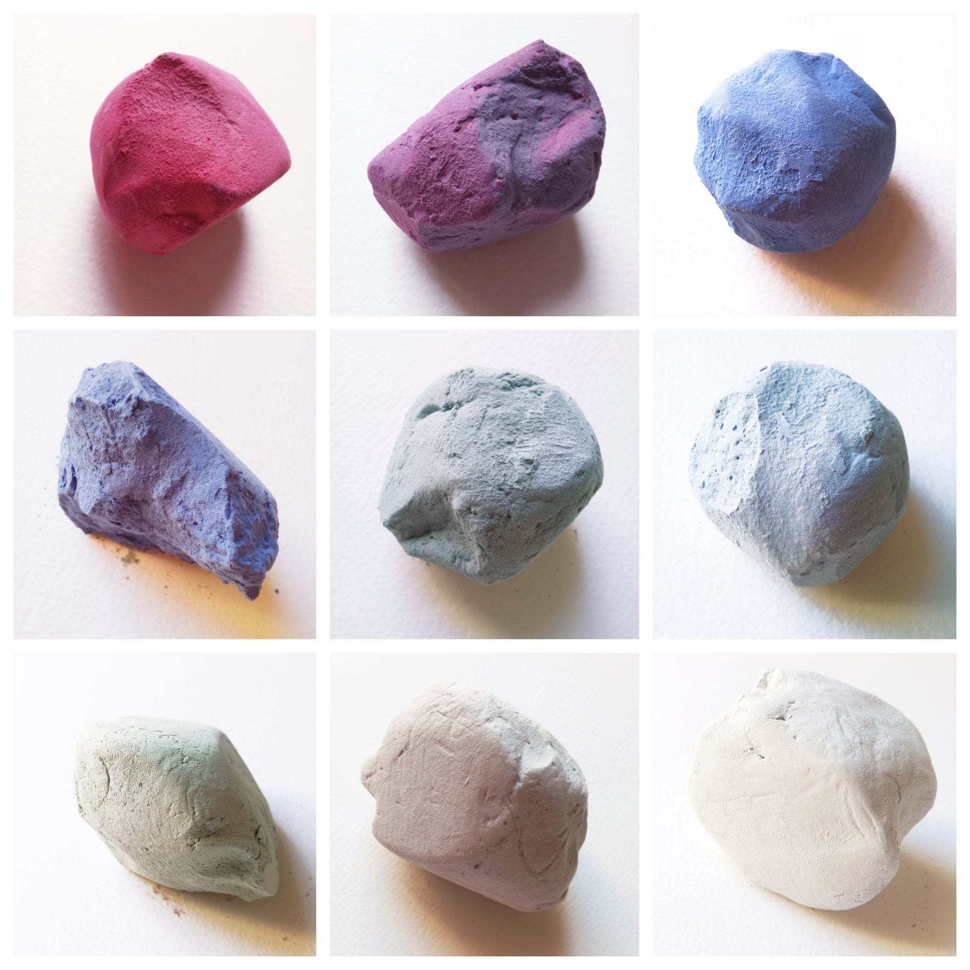 Natural Drawing Stones for Artists - A. Gallo Colors