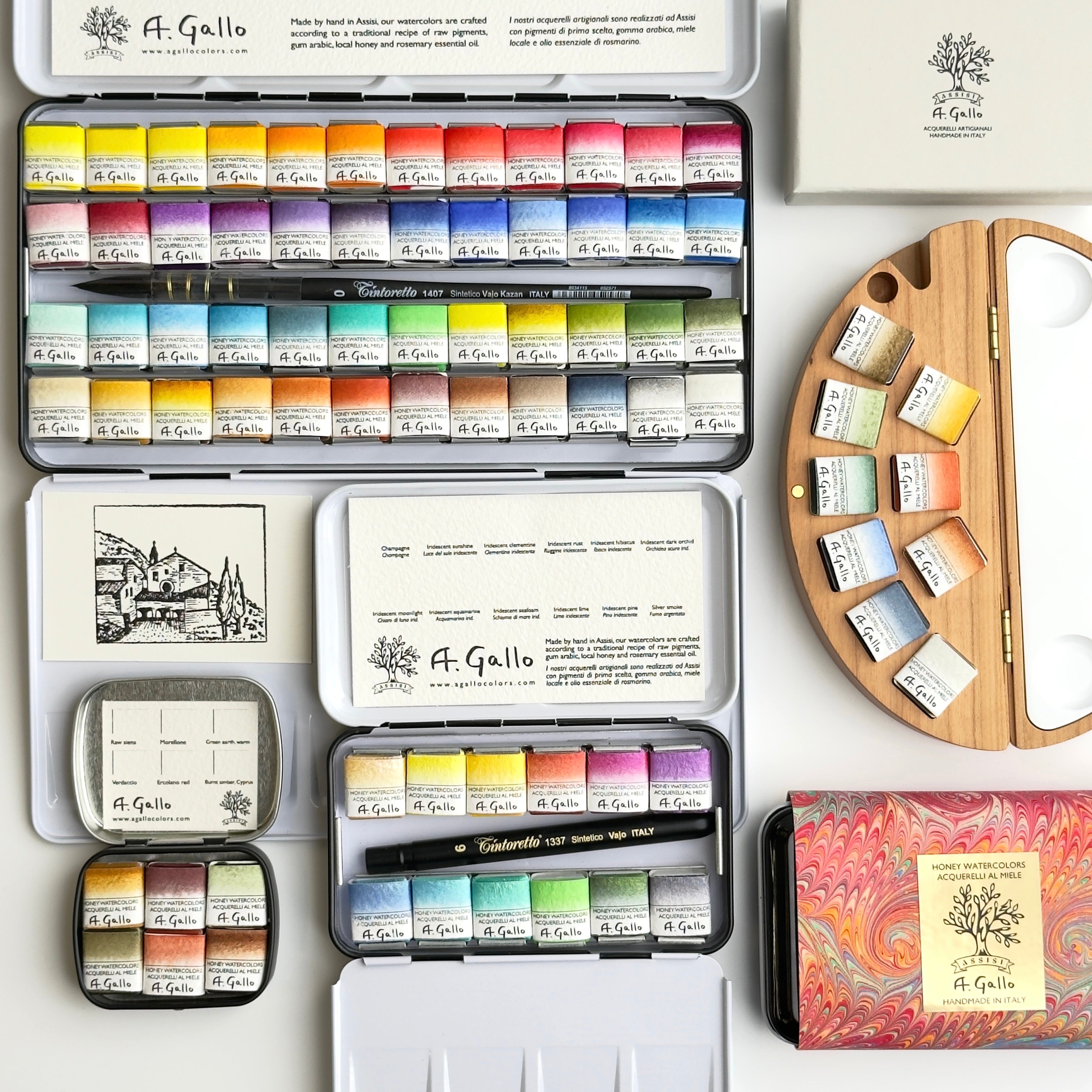 Watercolor Gift sets & Artist presents - a. Gallo colors – A. Gallo Colors