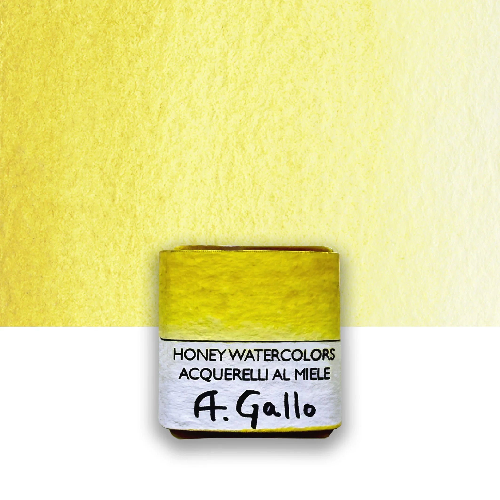 Yellow Weld - Half pan — A. Gallo Colors - Acquerelli Artigianali