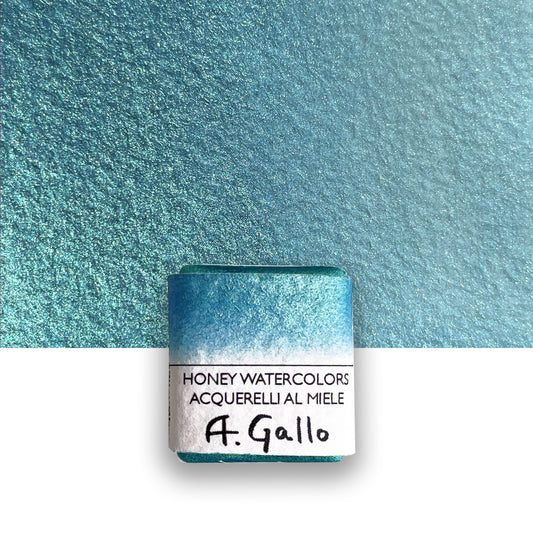 Iridescent Aquamarine - half pan