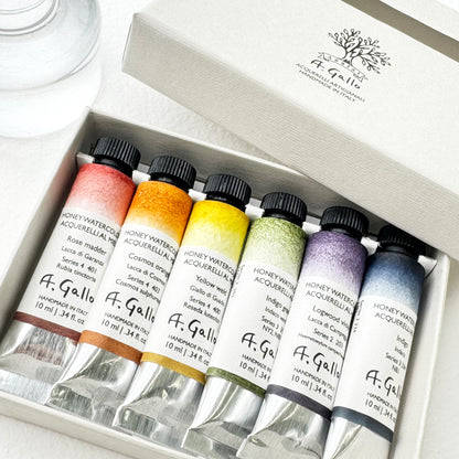 Lake pigment tube set