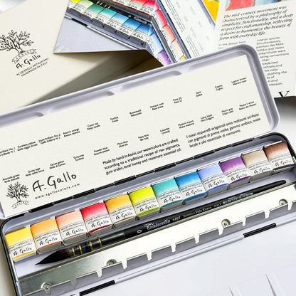 Mid-Century 12 Add-on - Handmade watercolor set