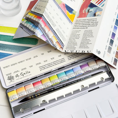 Mid-Century 12 Add-on - Handmade watercolor set