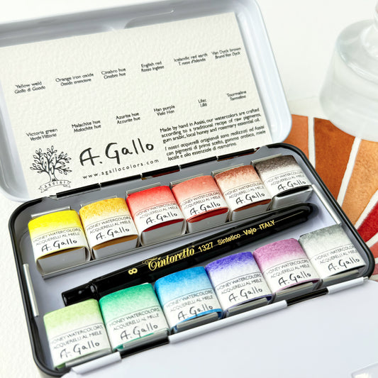 Naturale 3 - مجموعة ألوان مائية مصنوعة يدويًا