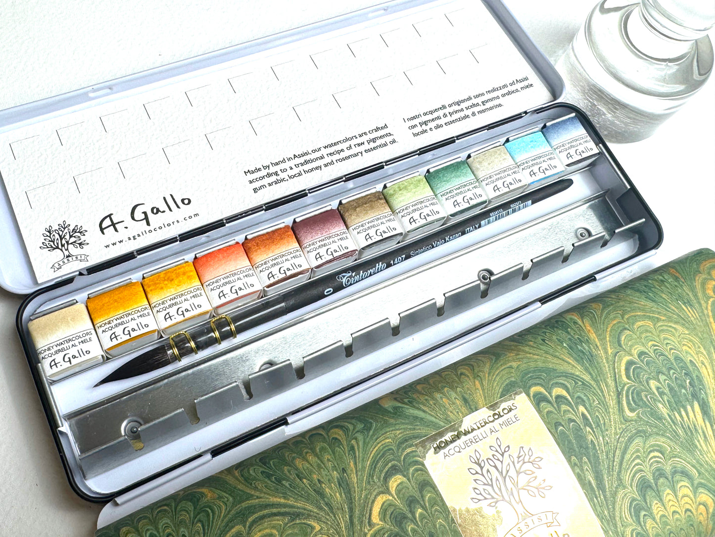 Naturale 1 in 24 color watercolor tin