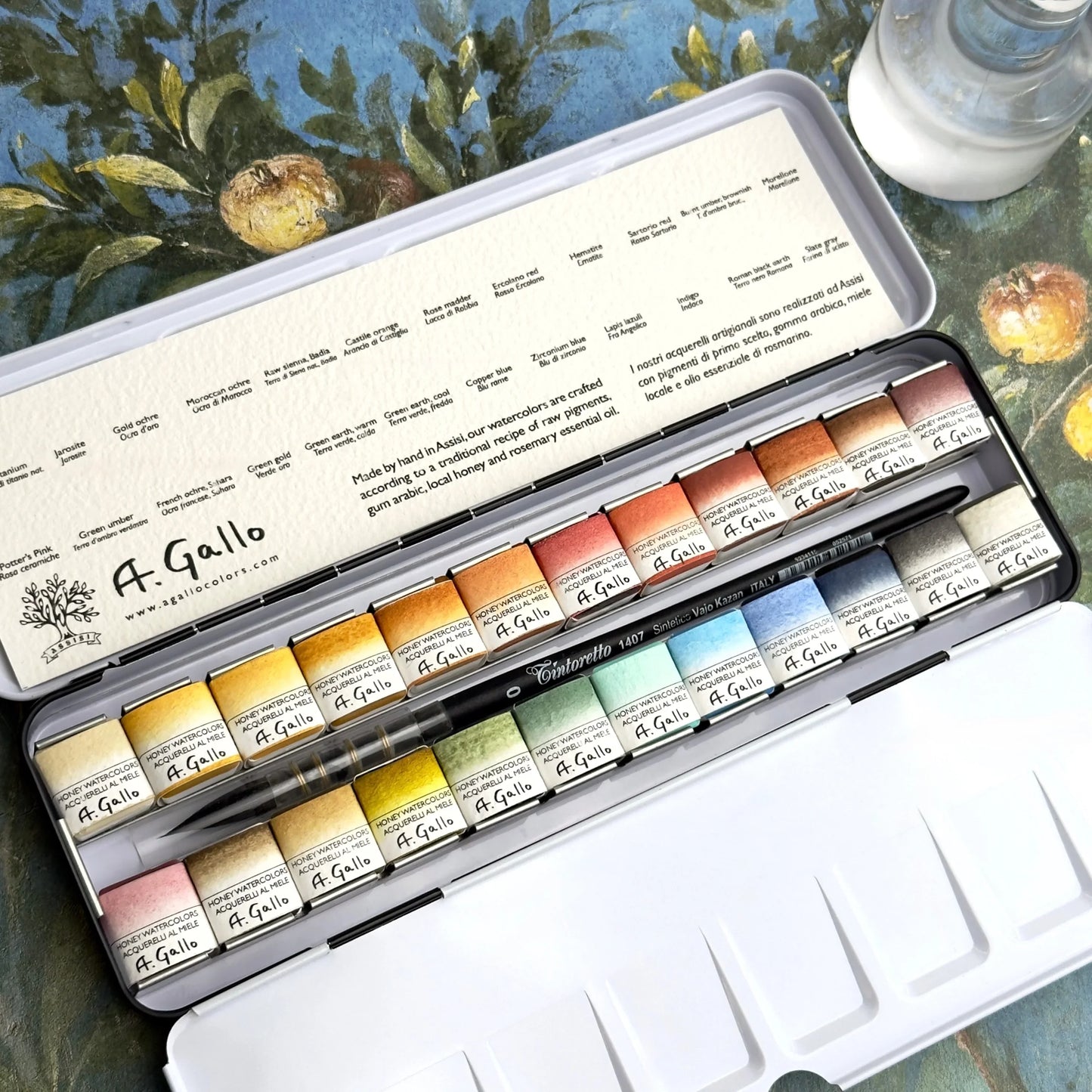 Naturale 24 - Handmade Watercolors Set