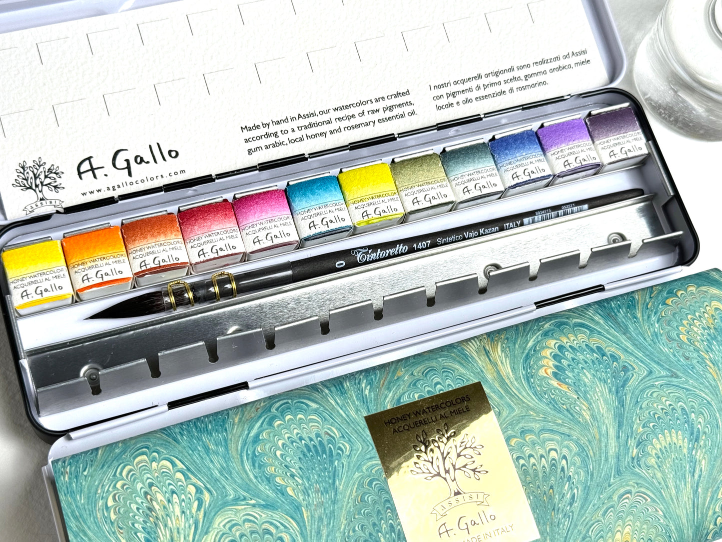 Signature 1 in 24 color watercolor tin