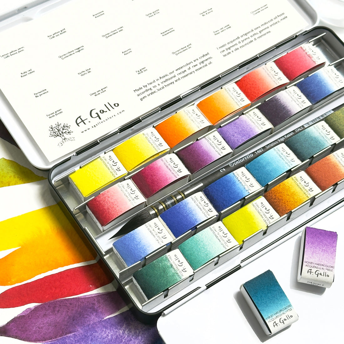 Handmade Watercolors from Italy | A. Gallo Colors