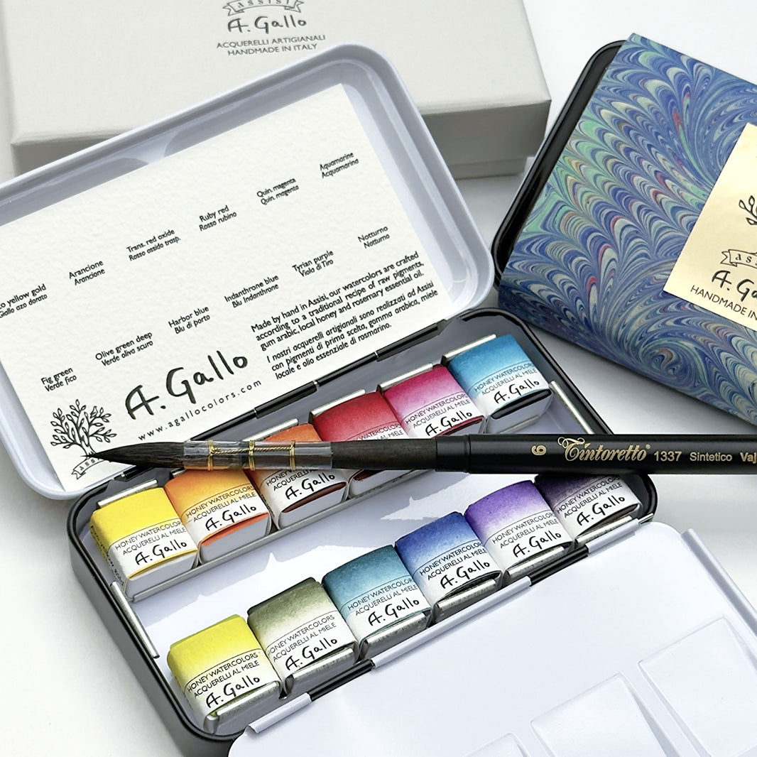 Handmade Watercolor Sets - A. Gallo Colors