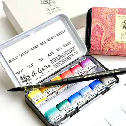 Signature 2 with Yln Mn blue - Handmade watercolor set