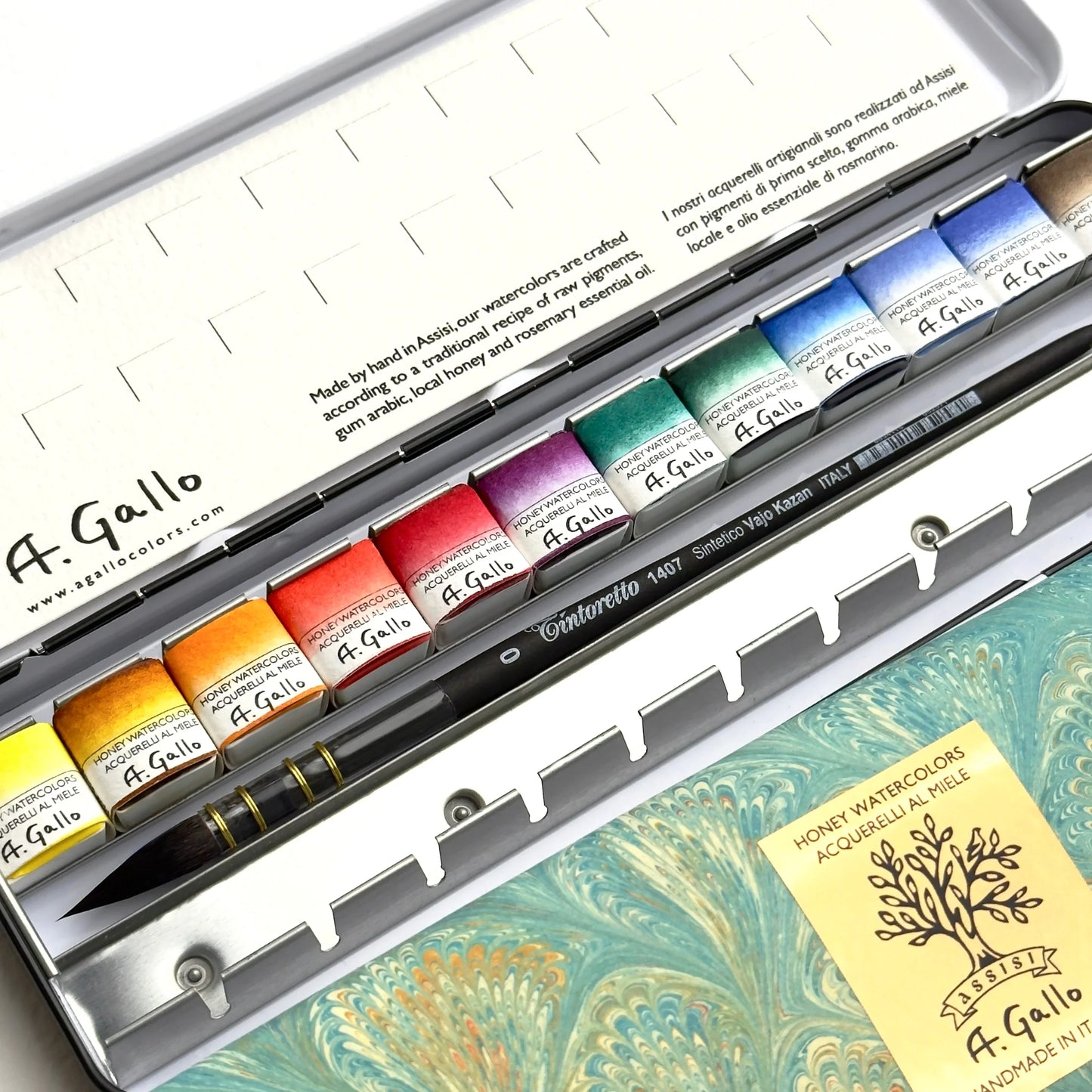 Signature 2 with Yln Mn blue - Handmade watercolor set