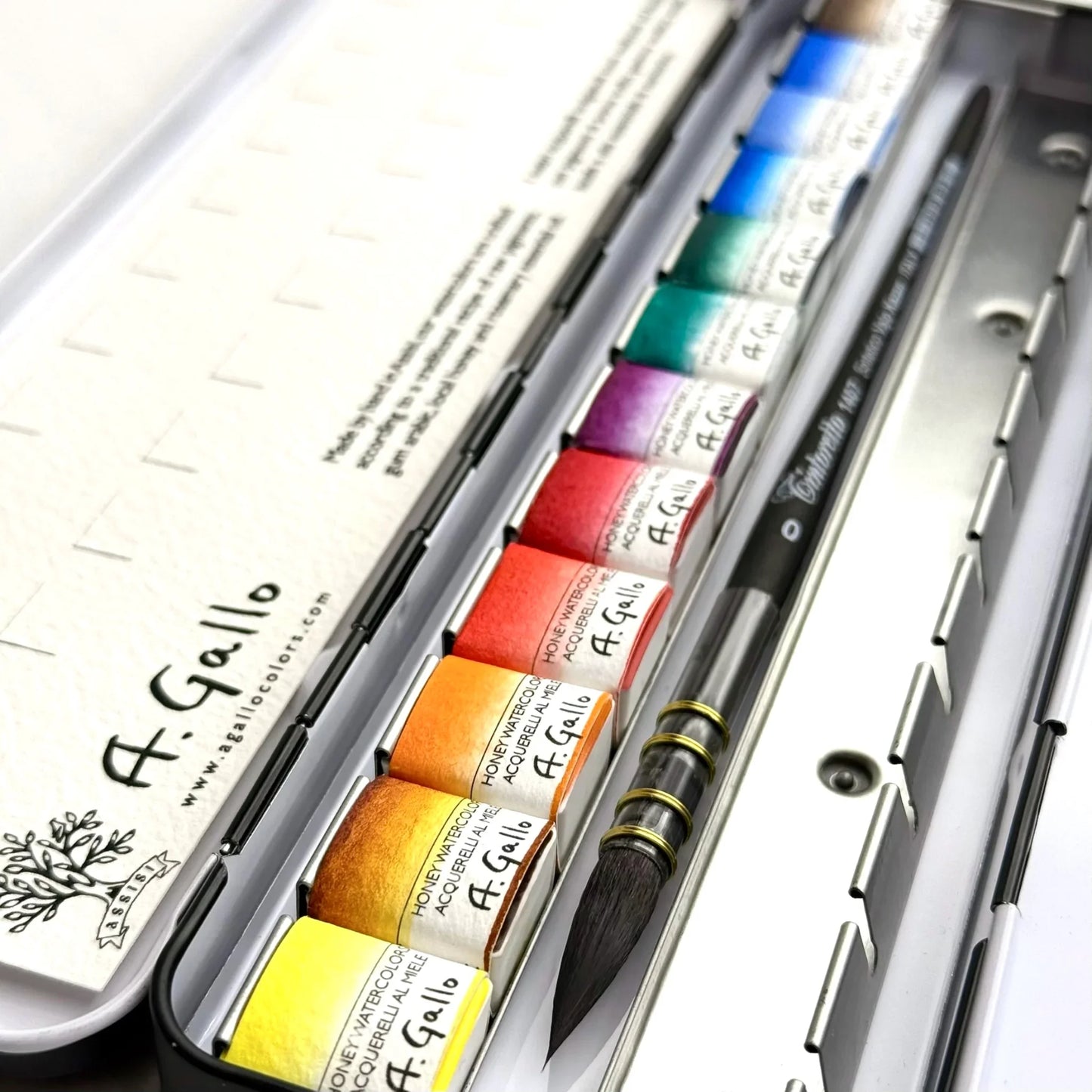 Signature 2 with Yln Mn blue - Handmade watercolor set