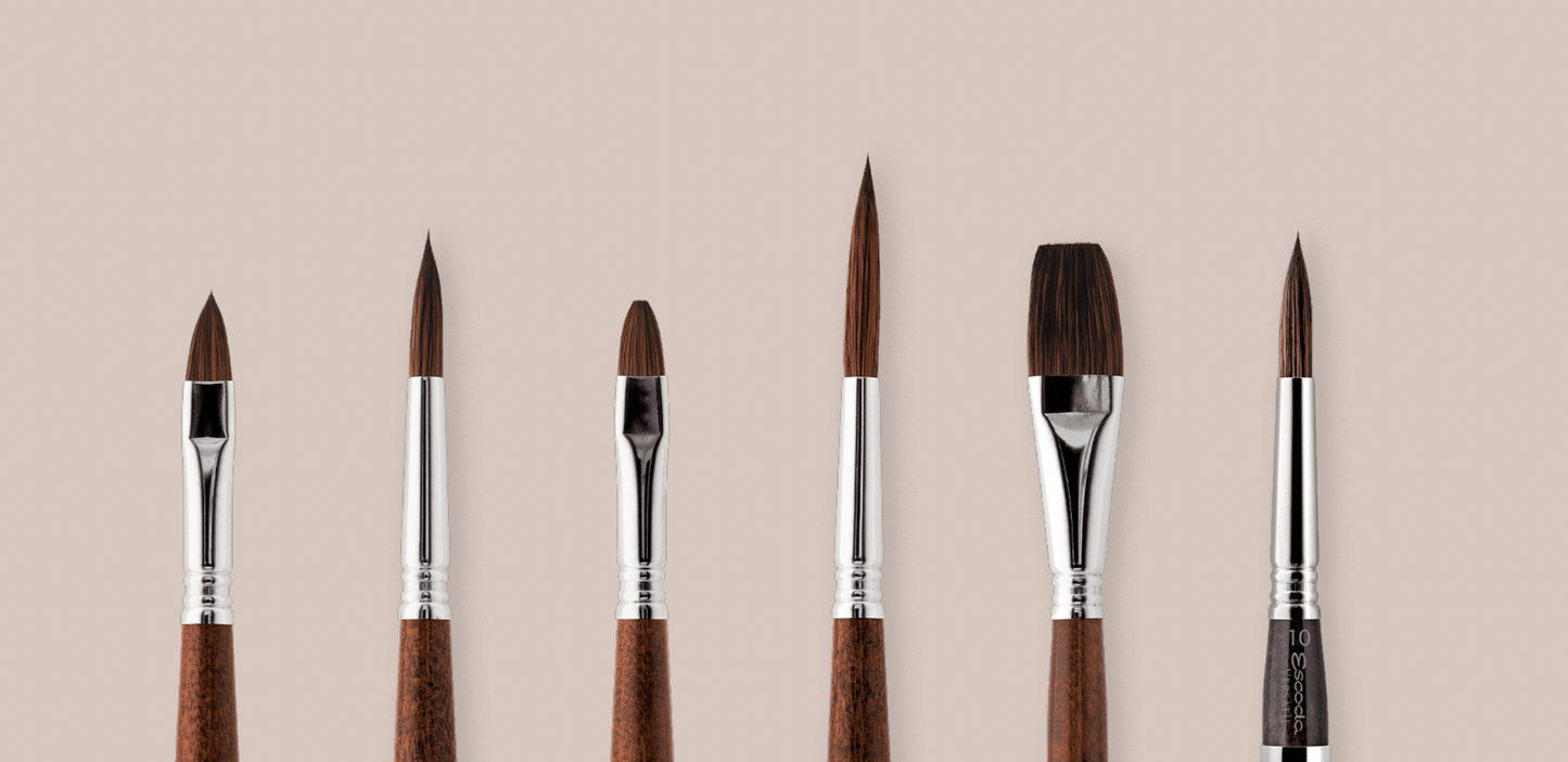 Versatil brushes by Escoda