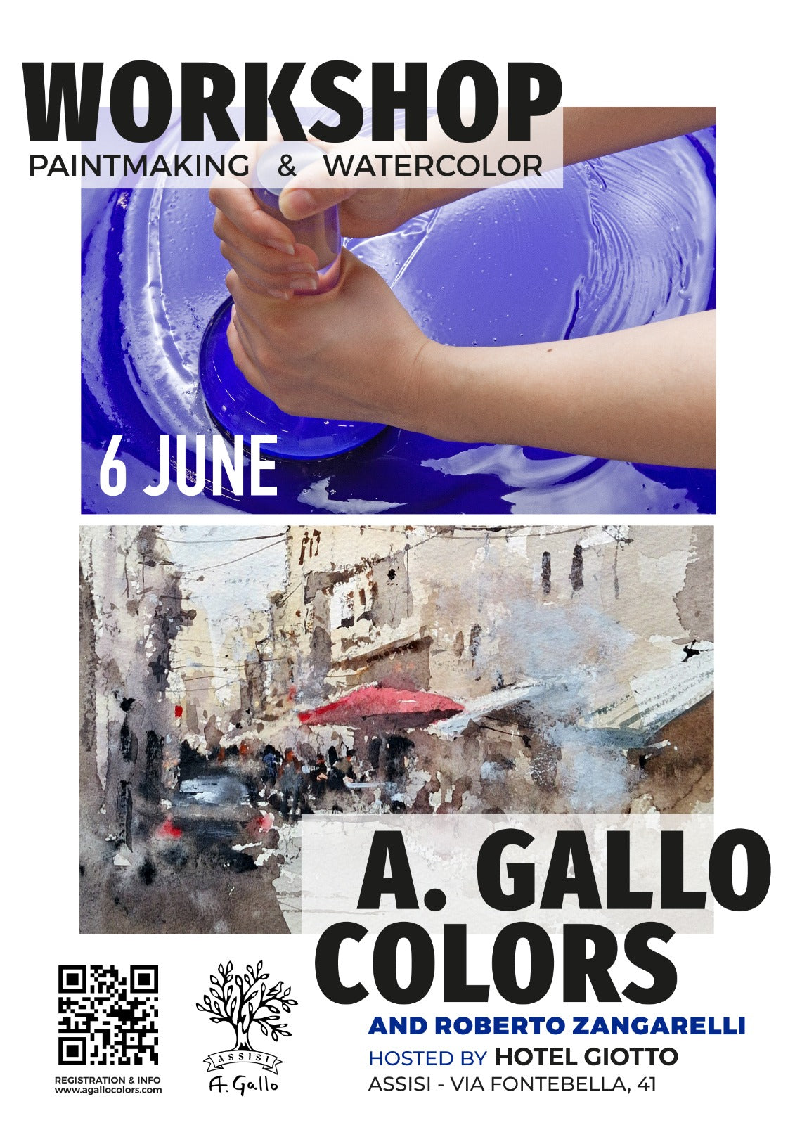 June 6, 2026 Painting Workshop with Roberto Zangarelli