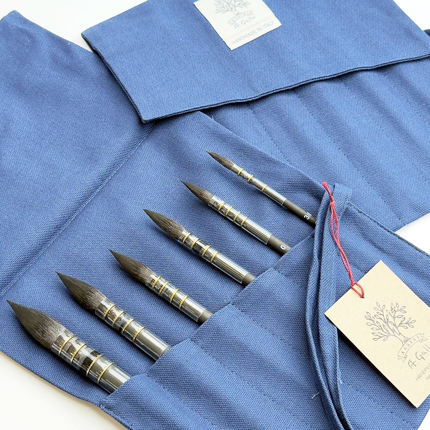 Vermeer Blue Artisan Brush Roll -  Limited Edition