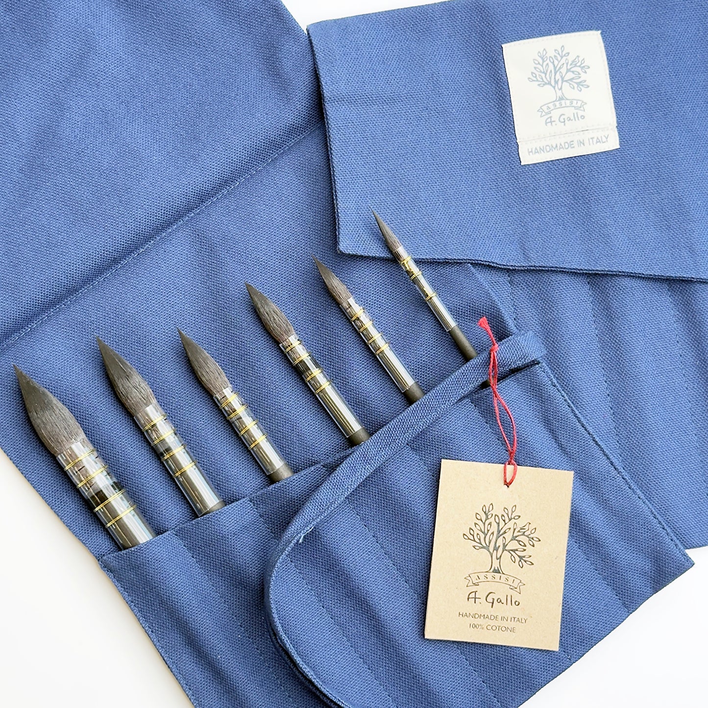 Vermeer Blue Artisan Brush Roll -  Limited Edition