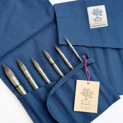 Vermeer Blue Artisan Brush Roll -  Limited Edition