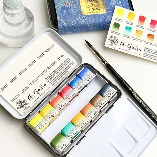 Classic 12 - Handmade Watercolor Set