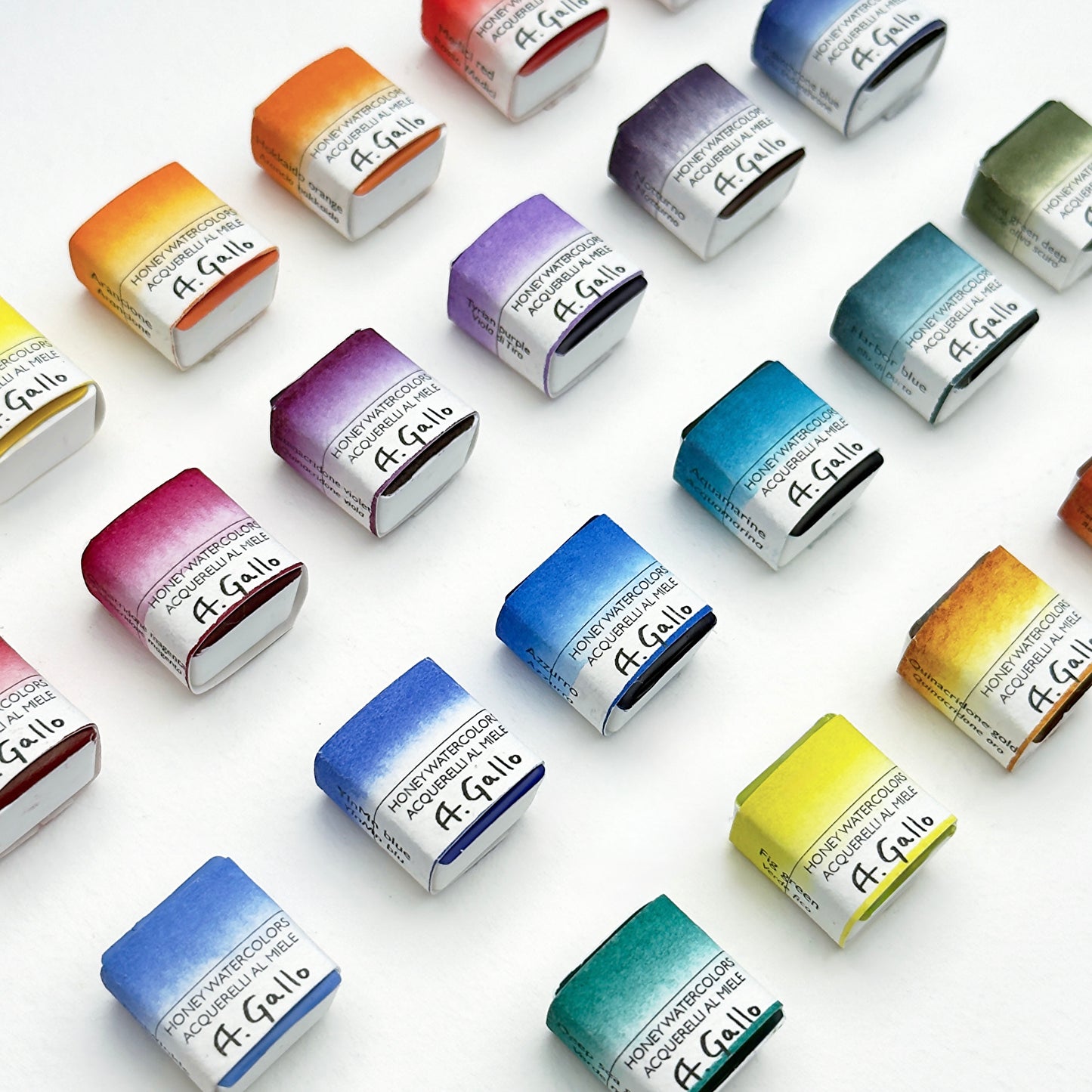 Signature 24 with Yln Mn blue - Handmade watercolor set