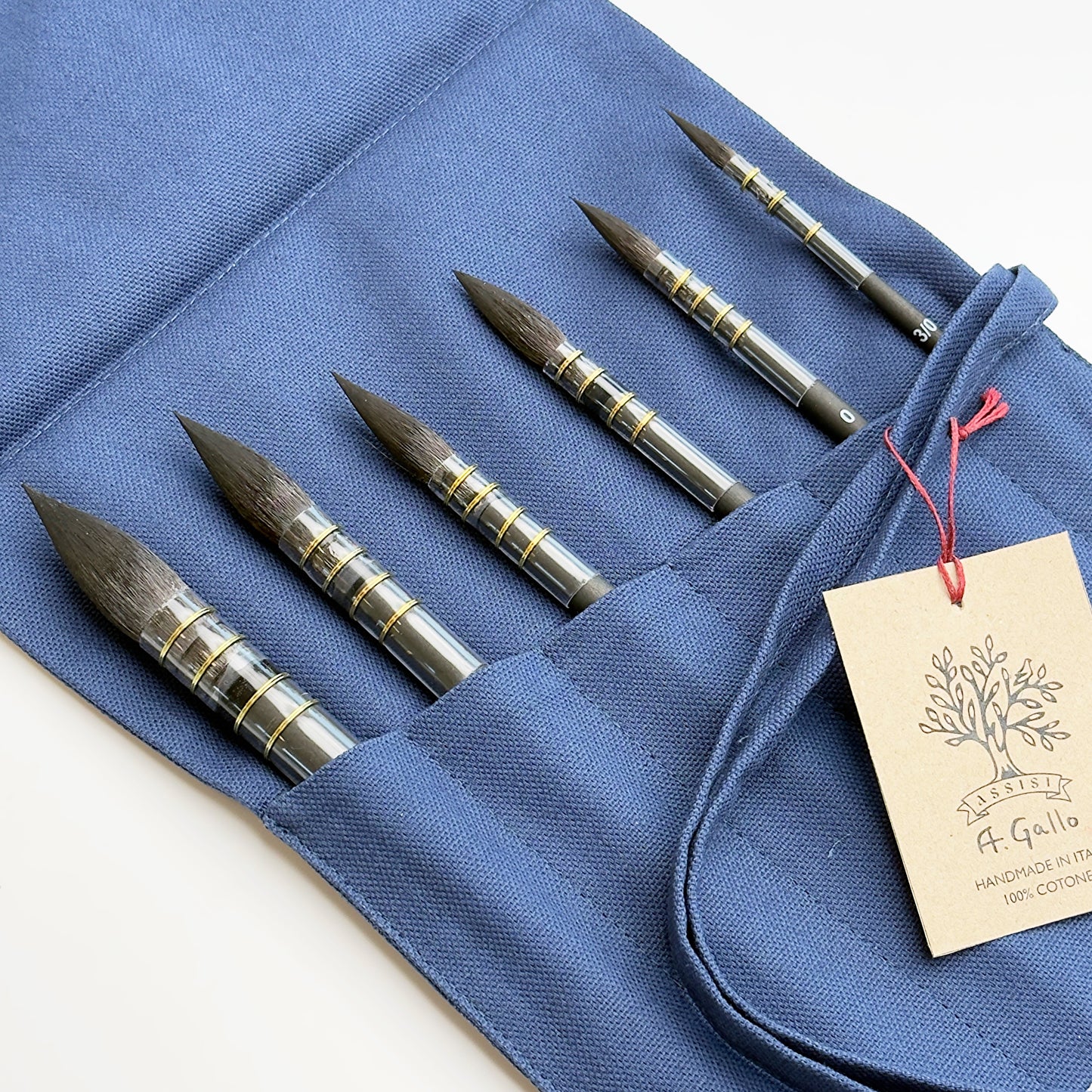 Vermeer Blue Artisan Brush Roll -  Limited Edition