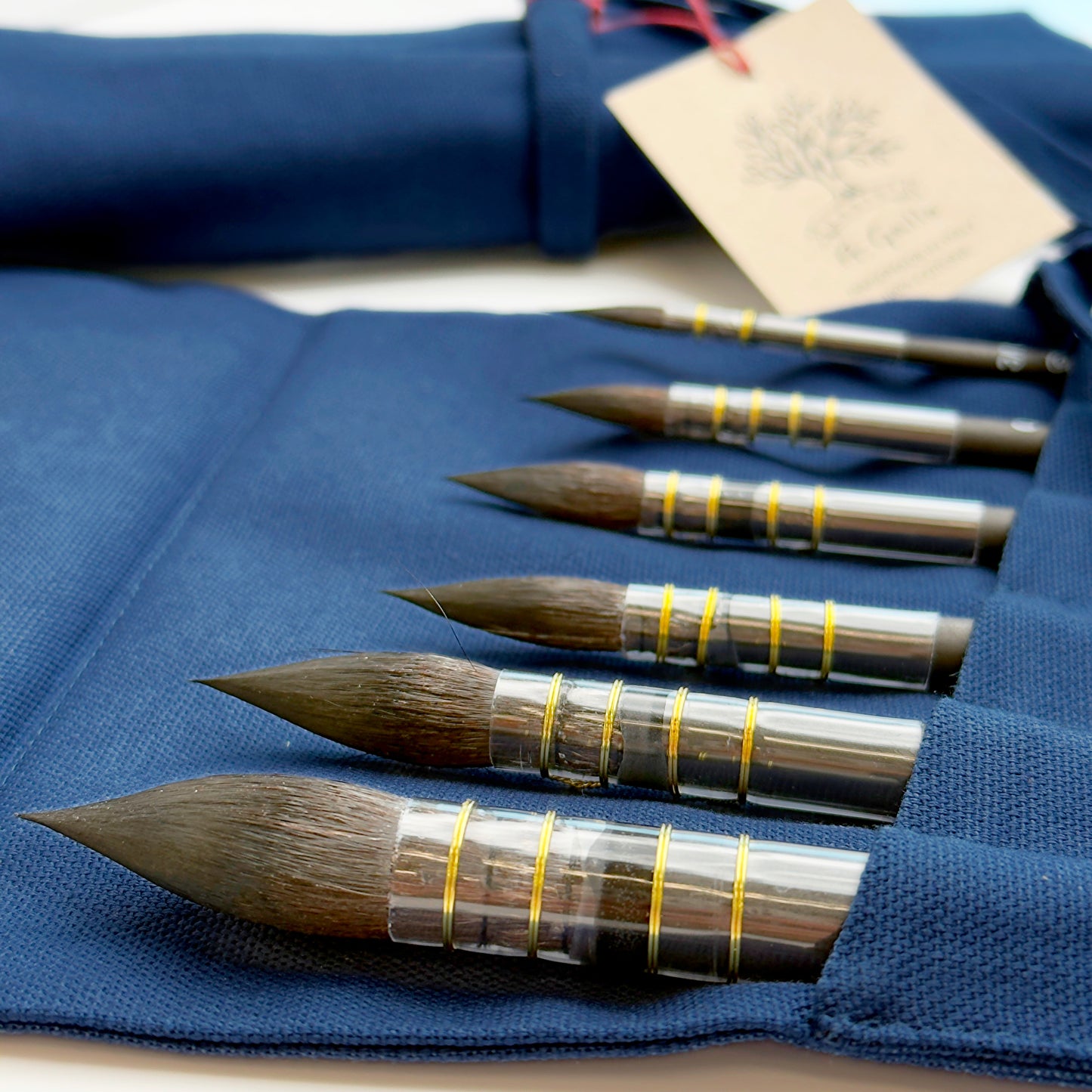 Vermeer Blue Artisan Brush Roll -  Limited Edition