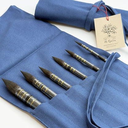 Vermeer Blue Artisan Brush Roll -  Limited Edition