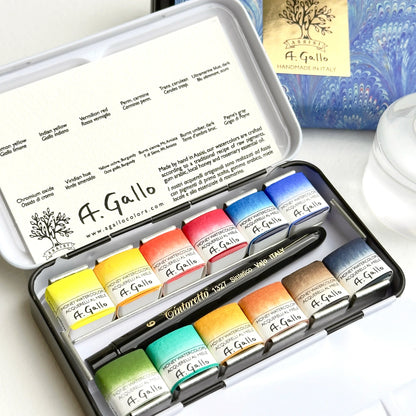 Classic 12 - Handmade Watercolor Set