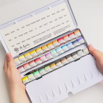 Naturale 36 - مجموعة ألوان مائية مصنوعة يدويًا