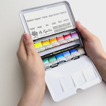 Signature 2 with Yln Mn blue - Handmade watercolor set