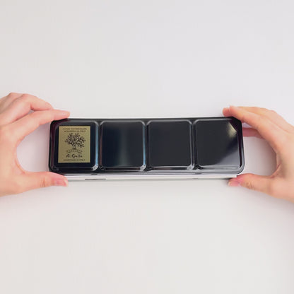 كلاسيكية 24 - مجموعة ألوان مائية مصنوعة يدويًا