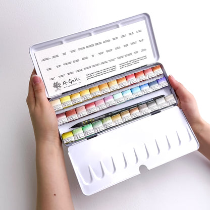 Naturale 36 - Handmade Watercolors Set