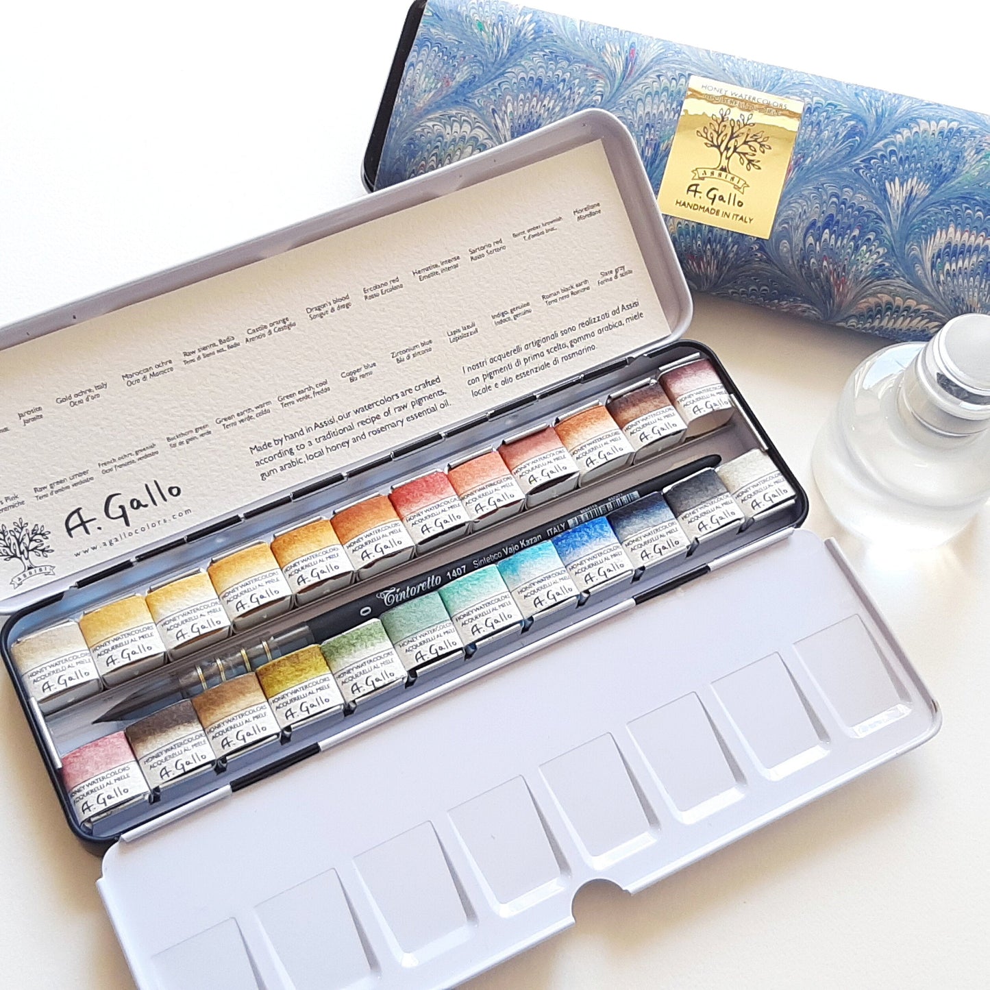 Naturale 24 - Handmade Watercolors Set