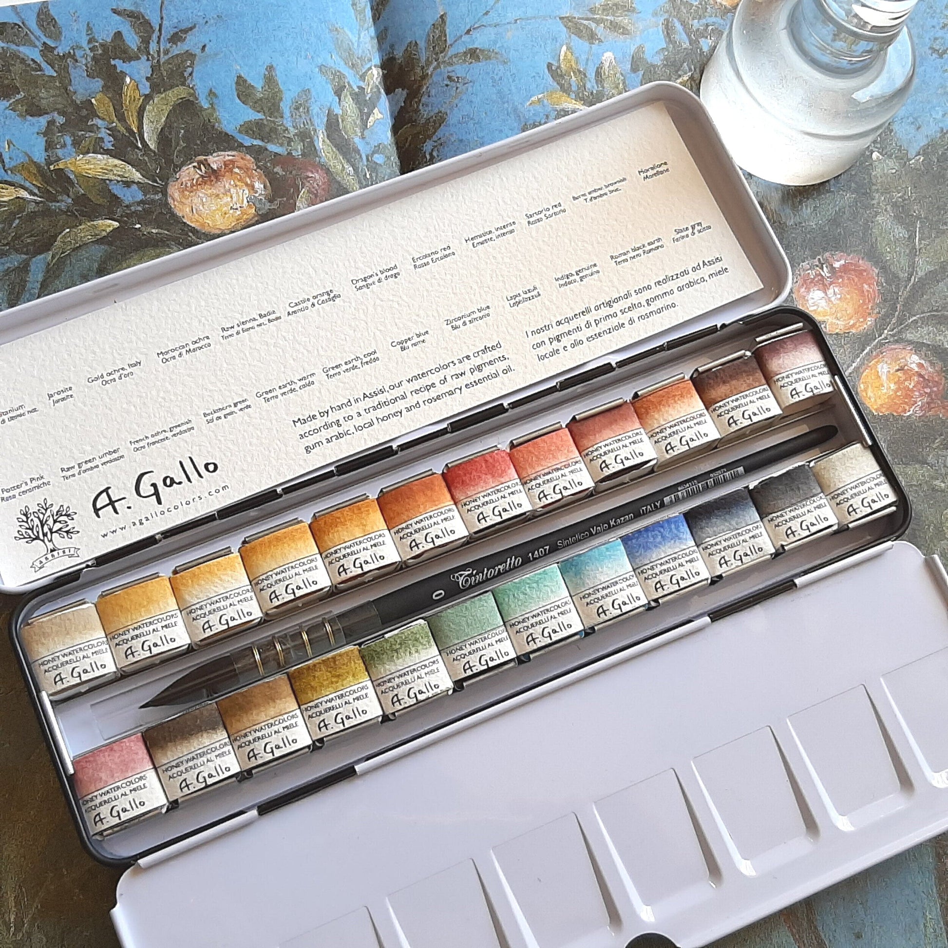 Naturale 24 - Handmade Watercolors Set