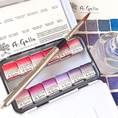 Red Palette - Handmade Watercolor set