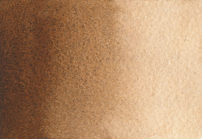 Burnt umber, brownish- Half pan