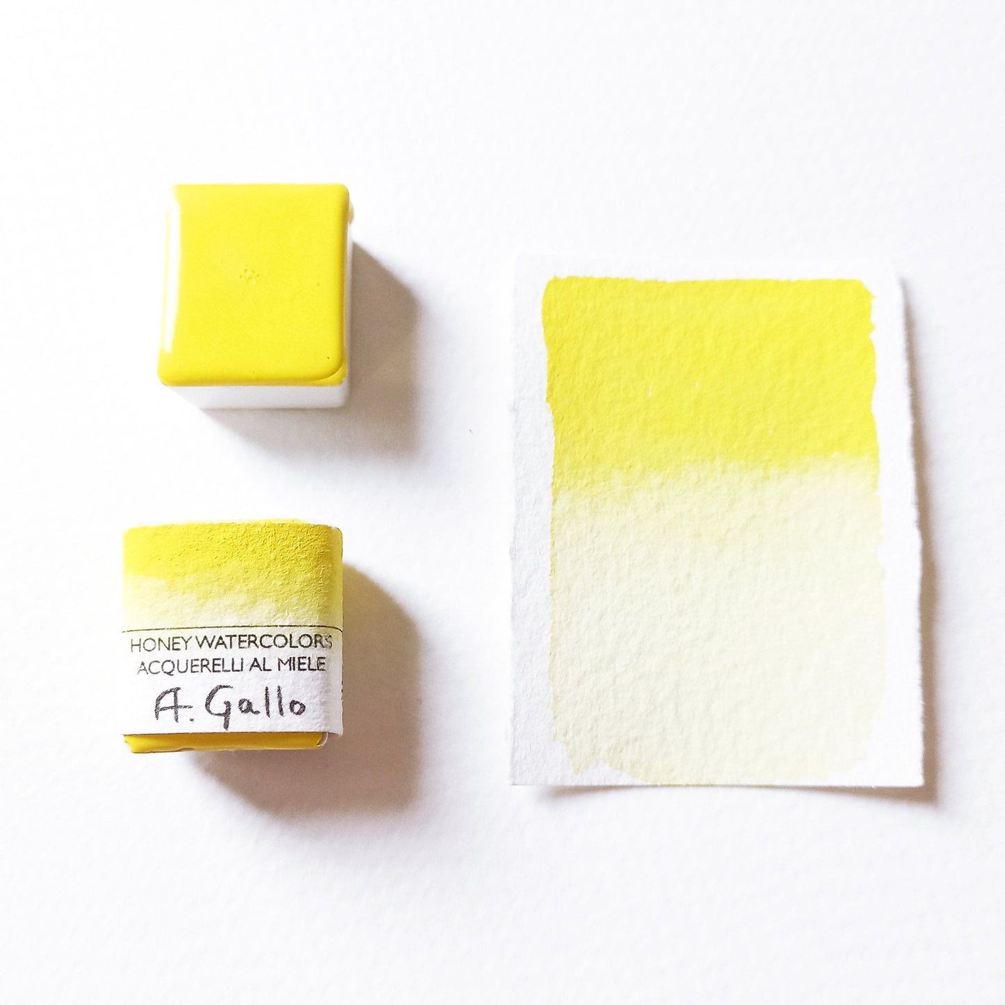 Lemon yellow, permanent - Half pan