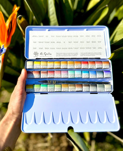 Naturale 36 - Handmade Watercolors Set